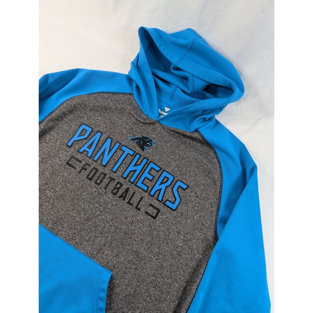 Fanatics Carolina‎ Panthers Men's Large Blue Sweatshirt Fleece Hoodie